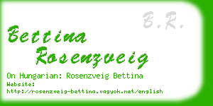 bettina rosenzveig business card